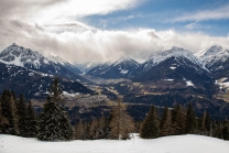 Stubaital, Tirol, Austria / Mautstelle Schönberg, Brennerautobahn A13