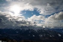 Stubaier Alpen, Tirol, Austria / Cumulus / Quellwolken