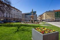 Bozner Platz, Rudolfsbrunnen / Innsbruck, Tirol, Austria