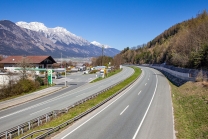 Inntalautobahn A12 bei Innsbruck, Tirol, Austria