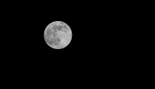 Mond, Vollmond über Tirol, Austria