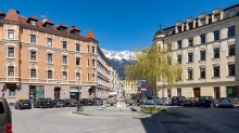 Sonnenburgplatz in Wilten Innsbruck, Tirol, Austria
