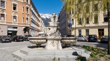 Sonnenburgplatz in Wilten Innsbruck, Tirol, Austria