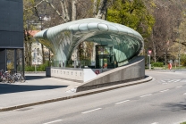 Hungerburgbahn Talstation, Station Congress, Innsbruck, Tirol, Austria