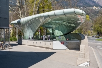 Hungerburgbahn Talstation, Station Congress, Innsbruck, Tirol, Austria