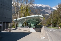 Hungerburgbahn Talstation, Station Congress, Innsbruck, Tirol, Austria