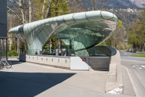 Hungerburgbahn Talstation, Station Congress, Innsbruck, Tirol, Austria
