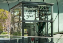 Hungerburgbahn Talstation, Station Congress, Innsbruck, Tirol, Austria