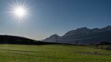 Hoschspannungsleitungen / Sistrans, Tirol, Austria