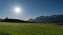 Hoschspannungsleitungen / Sistrans, Tirol, Austria