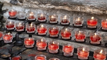 Lourdes-Grotte, Wallfahrtskirche Heiligwasser, Patscherkofel, Igls, Innsbruck, Tirol, Austria