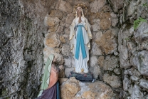 Lourdes-Grotte, Wallfahrtskirche Heiligwasser, Patscherkofel, Igls, Innsbruck, Tirol, Austria