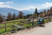 Mountainbikes / Arzler Alm, Nordkette, Innsbruck, Tirol, Austria