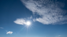 Föhnwolken, Sonne / Himmel über Tirol, Austria 