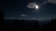 Föhnwolken, Sonne / Patscherkofel, Tirol, Austria