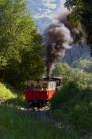 Achenseebahn zwischen Jenbach und Maurach Seespitz, Tirol, Austria