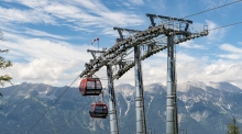 Patscherkofelbahn Mittelstation, Innsbruck, Tirol, Austria