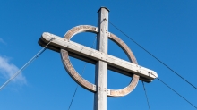 Gipfelkreuz Patscherkofel, Tirol, Austria