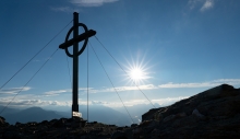 Gipfelkreuz Patscherkofel, Tirol, Austria
