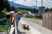 Team Rodel Austria: Rollenrodeln / Bobbahn Innsbruck-Igls, Tirol, Austria
