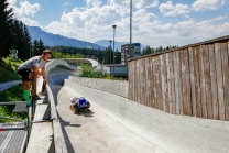 Team Rodel Austria: Rollenrodeln / Bobbahn Innsbruck-Igls, Tirol, Austria