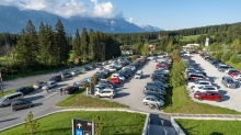Patscherkofelbahn Parkplatz, Innsbruck, Tirol, Austria