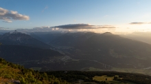 Stubaier Alpen, Tirol, Austria / Sonnenuntergang