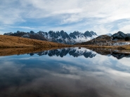 Salfeinssee, Salfeins, Kalkkögel, Stubaier Alpen, Tirol, Austria 