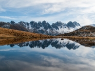 Salfeinssee, Salfeins, Kalkkögel, Stubaier Alpen, Tirol, Austria 