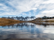 Salfeinssee, Salfeins, Kalkkögel, Stubaier Alpen, Tirol, Austria 