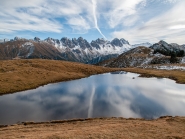 Salfeinssee, Salfeins, Kalkkögel, Stubaier Alpen, Tirol, Austria 