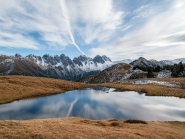 Salfeinssee, Salfeins, Kalkkögel, Stubaier Alpen, Tirol, Austria 