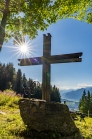 Olympische Ringe von 1964 und 1976 / Kreuz / Patscherkofel, Tirol, Austria