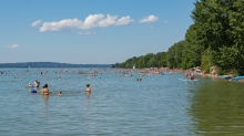 Erholungsgebiet Ambach, Starnberger See, Bayern, Deutschland