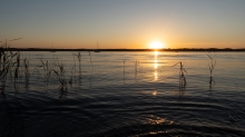 Erholungsgebiet Ambach, Starnberger See, Bayern, Deutschland