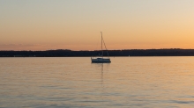 Erholungsgebiet Ambach, Starnberger See, Bayern, Deutschland