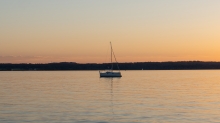 Erholungsgebiet Ambach, Starnberger See, Bayern, Deutschland