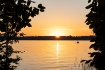 Erholungsgebiet Ambach, Starnberger See, Bayern, Deutschland