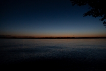 Abendstimmung / Erholungsgebiet Ambach, Starnberger See, Bayern, Deutschland