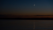 Abendstimmung / Erholungsgebiet Ambach, Starnberger See, Bayern, Deutschland