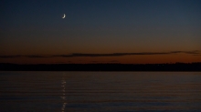 Abendstimmung / Erholungsgebiet Ambach, Starnberger See, Bayern, Deutschland