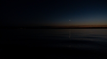 Abendstimmung / Erholungsgebiet Ambach, Starnberger See, Bayern, Deutschland