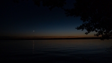 Abendstimmung / Erholungsgebiet Ambach, Starnberger See, Bayern, Deutschland