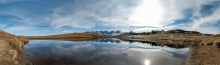 Salfeinssee, Salfeins, Kalkkögel, Stubaier Alpen, Tirol, Austria 