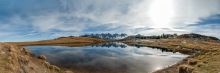 Salfeinssee, Salfeins, Kalkkögel, Stubaier Alpen, Tirol, Austria 