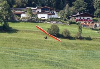 Hängegleiter, Drachenfliegen / Stubaital, Fulpmes, Tirol, Austria