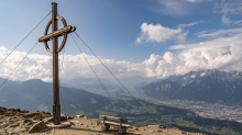 Patscherkofel Gipfelkreuz, Innsbruck, Tirol, Austria