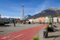 Christbaum von Swarovski / Marktplatz, Innsbruck, Tirol, Austria