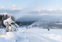 Schneekanonen / Heiligwasserwiese, Patscherkofel, Igls, Innsbruck, Tirol, Austria