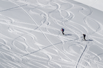 Tourengebiet Vorderer Grieskogel, Kühtai, Tirol, Austria